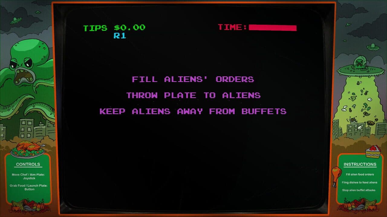 Digital Eclipse Arcade: Invasion of the Buffet Snatchers screenshot 1