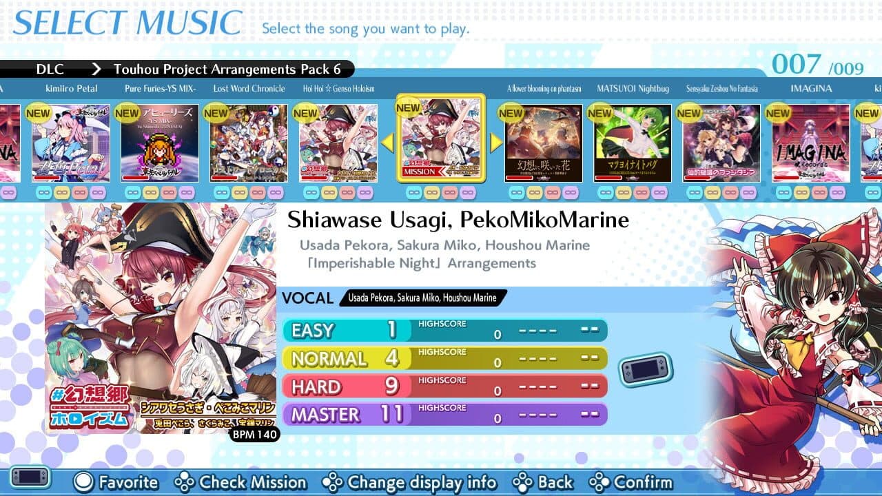 Groove Coaster: Wai Wai Party!!!! - Touhou Project Arrangements Pack 6 thumbnail 3