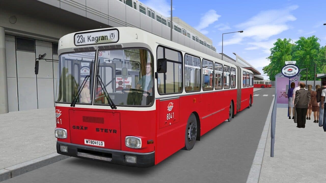 OMSI 2: Steam Edition - AI-Articulated Bus for Vienna screenshot 1