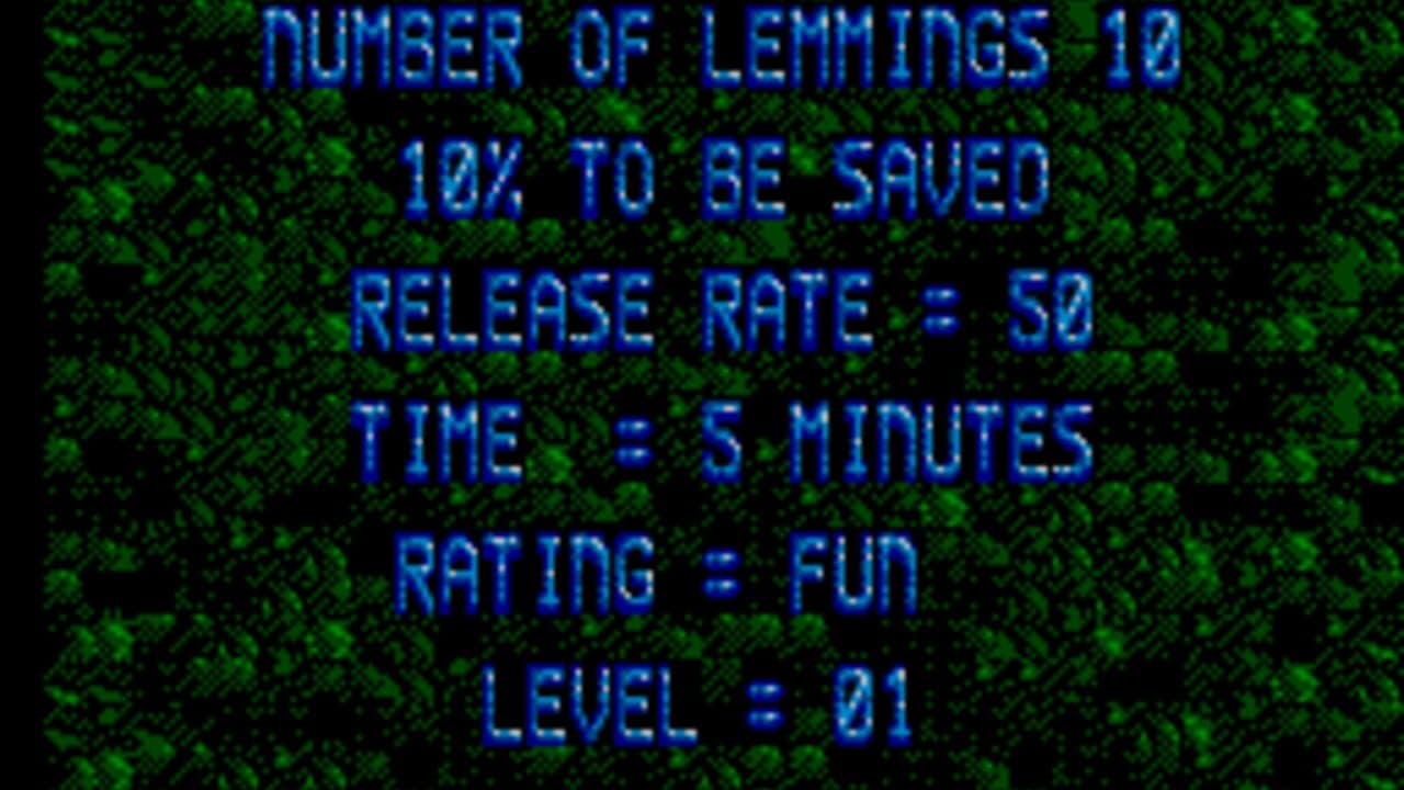 Lemmings screenshot 1
