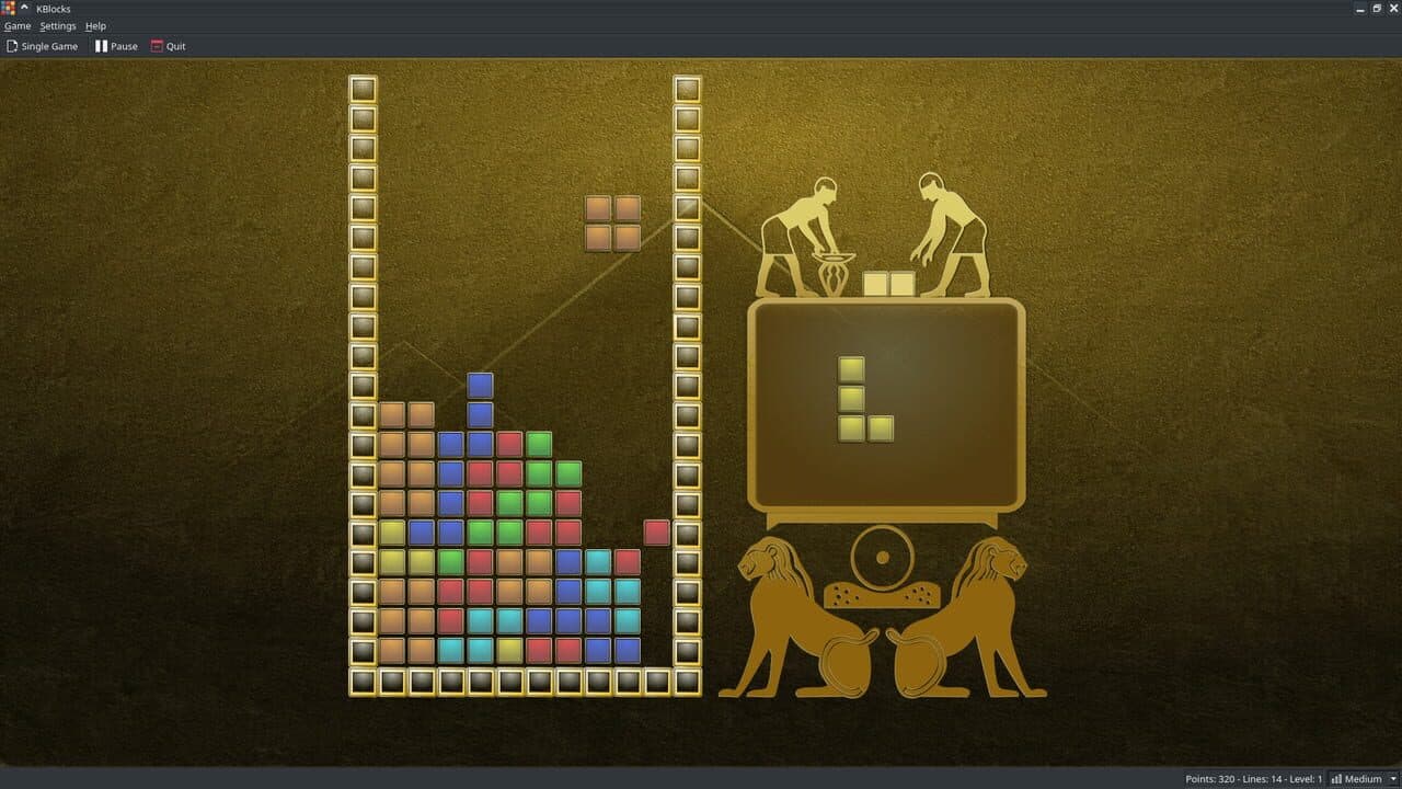 KBlocks screenshot 1