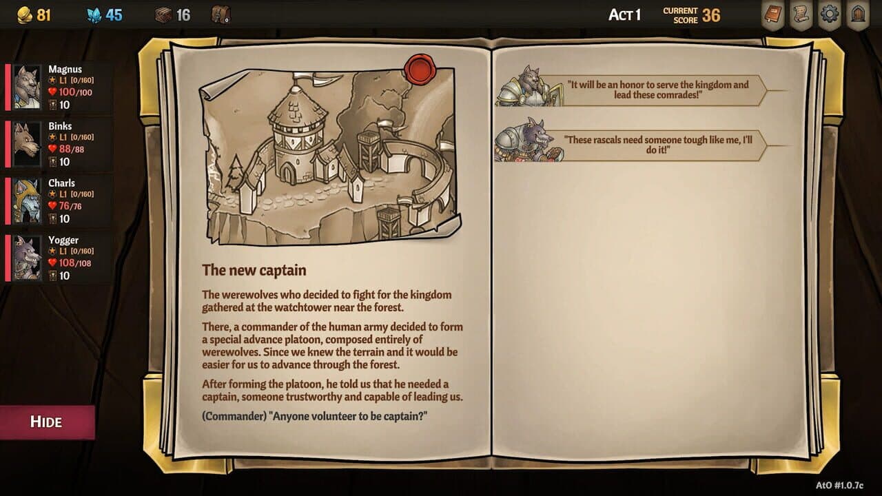 Across the Obelisk: The Wolf Wars screenshot 1
