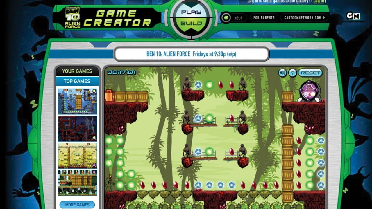 Ben 10: Alien Force Game Creator screenshot 1