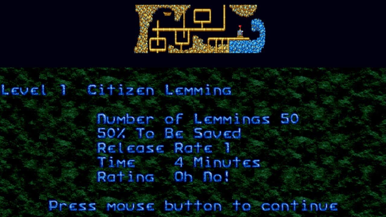 Oh no! More Lemmings screenshot 1