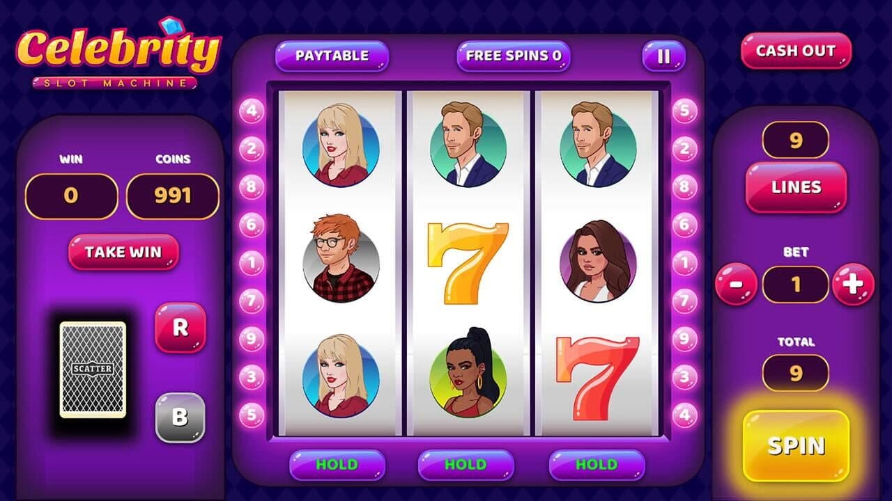 Celebrity Slot Machine thumbnail 2