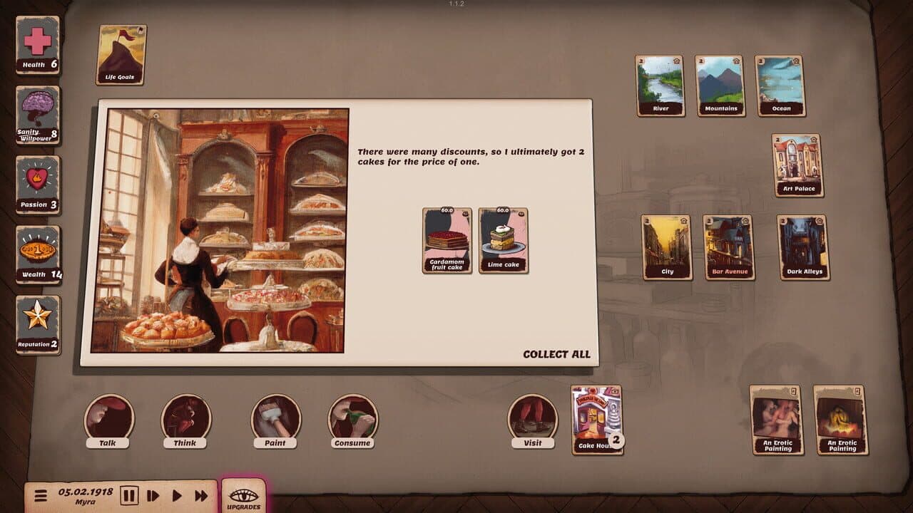 Artist Life Simulator: Cakes and Guns thumbnail 2