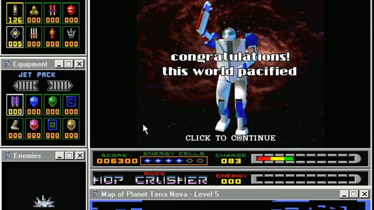 Thexder 95 screenshot 1