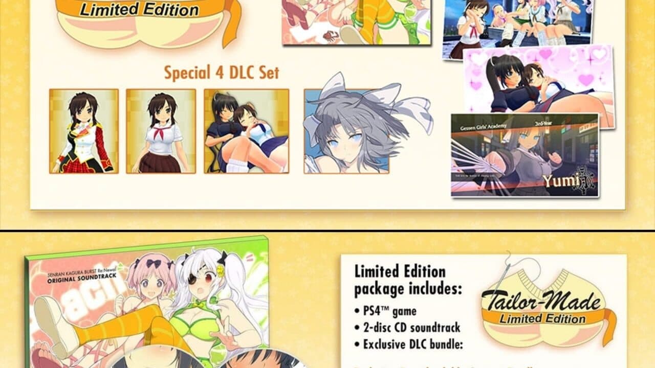 Senran Kagura Burst Re:Newal - Tailor-Made Edition thumbnail 6