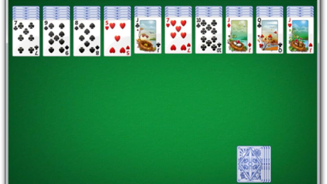 Microsoft Spider Solitaire screenshot 1