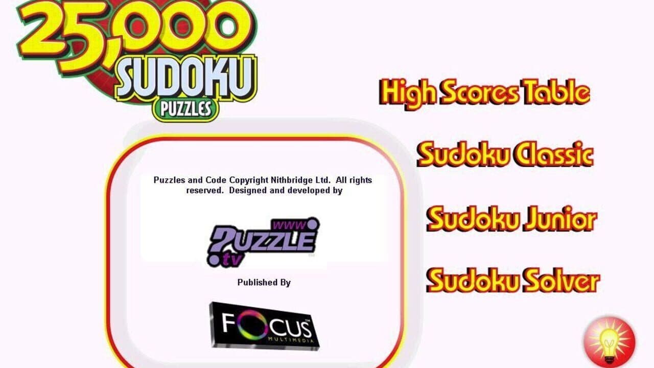 25,000 Sudoku Puzzles screenshot 1