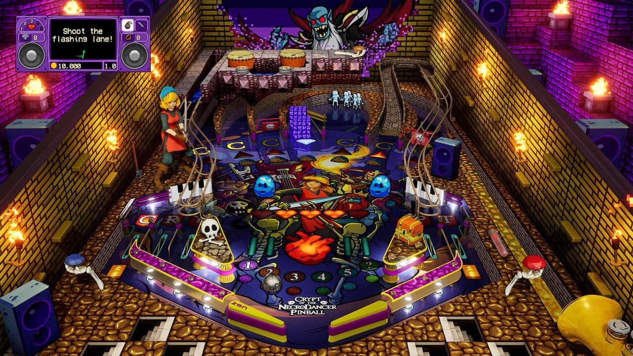 Pinball FX: Crypt of the NecroDancer Pinball screenshot 1