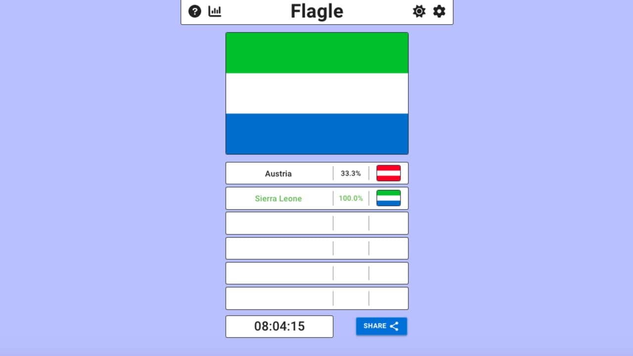 Flagle screenshot 1