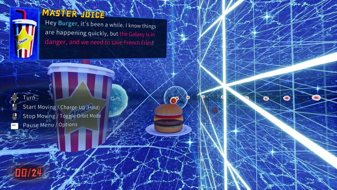 Burger Impact: Solar Strike screenshot 1