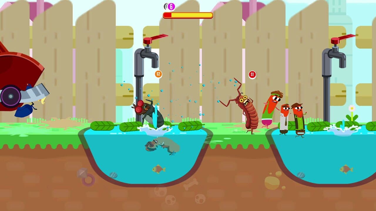 Run Sausage Run: Coins, Bugs and Chicken screenshot 1