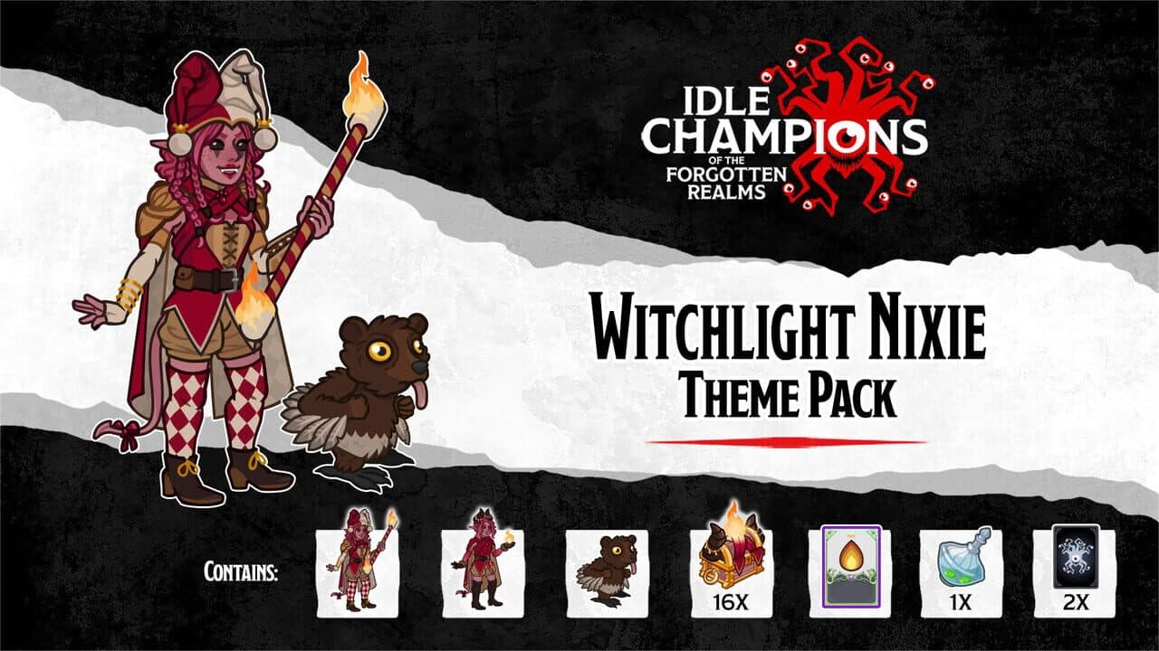 Idle Champions: Witchlight Nixie Theme Pack screenshot 1