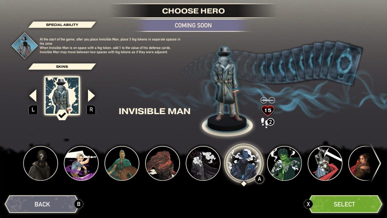Unmatched: Digital Edition - Invisible Man screenshot 1