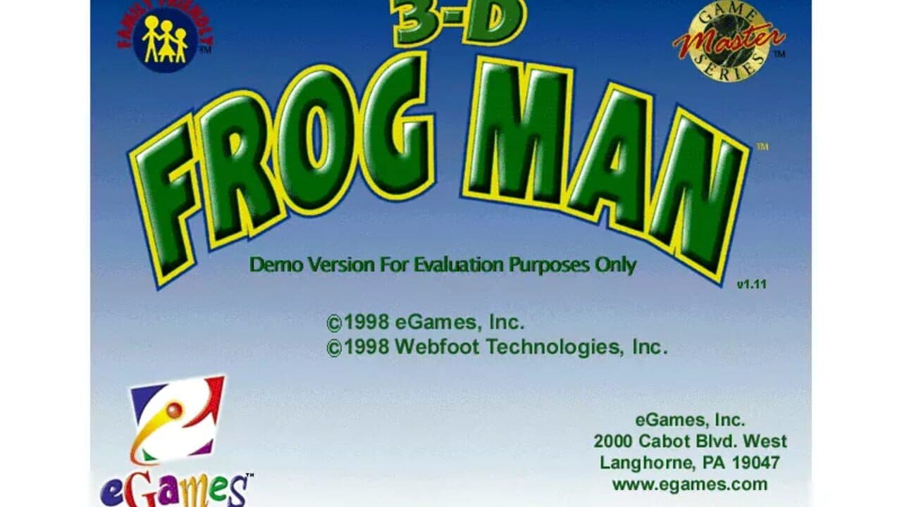 3-D Frog Man screenshot 1