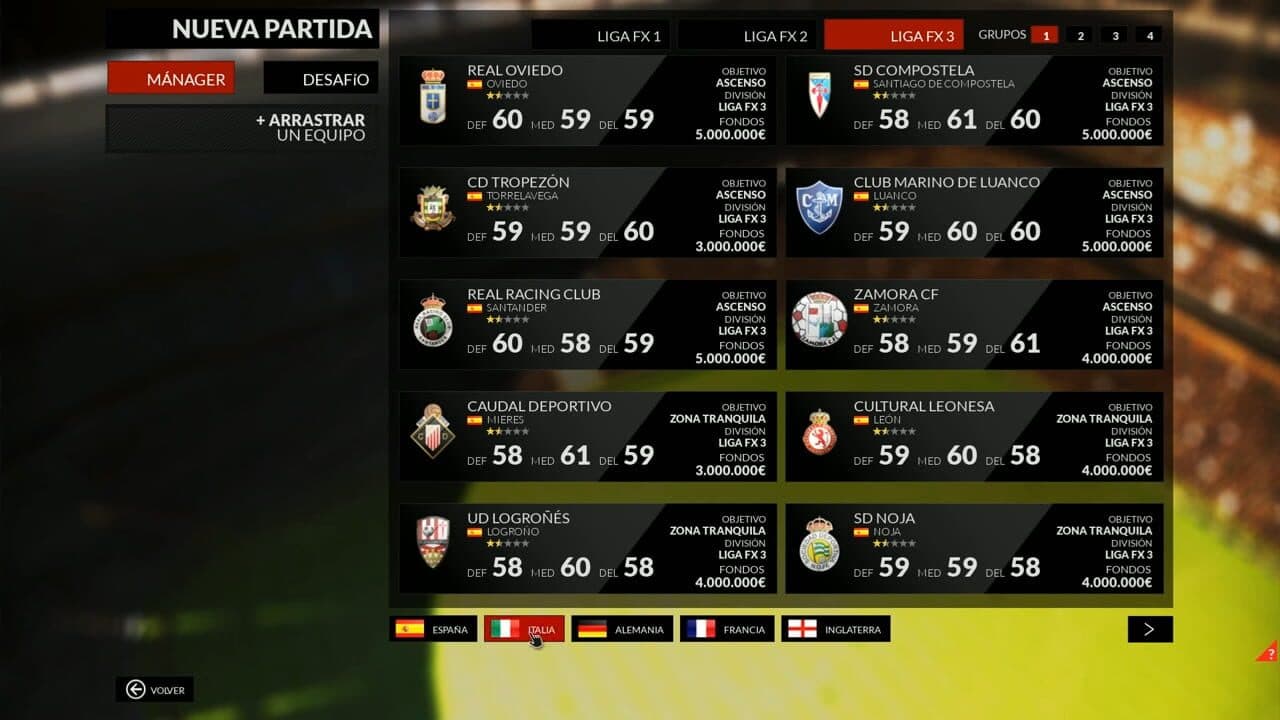 FX Football screenshot 1