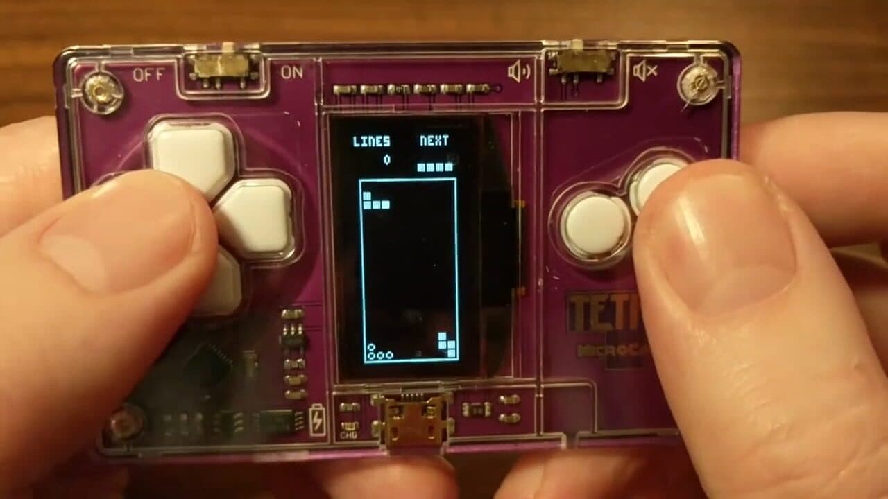 Tetris MicroCard screenshot 1
