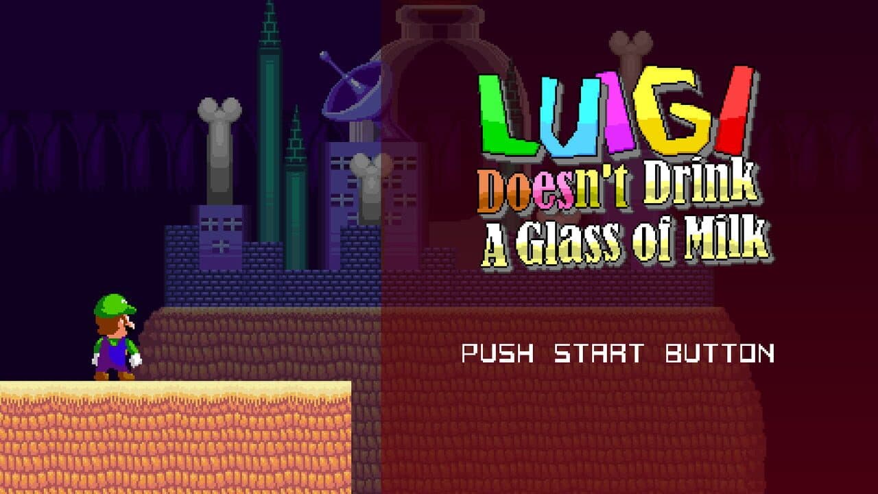 Luigi Doesn't Drink A Glass of Milk screenshot 1