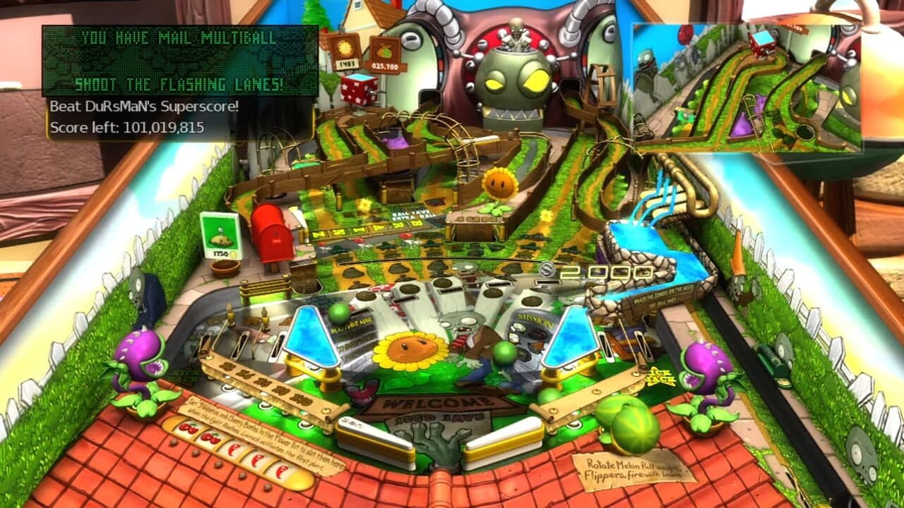 Pinball FX2: Plants vs. Zombies thumbnail 2