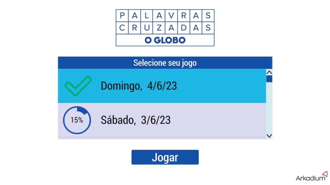 Palavras Cruzadas: O Globo thumbnail 2
