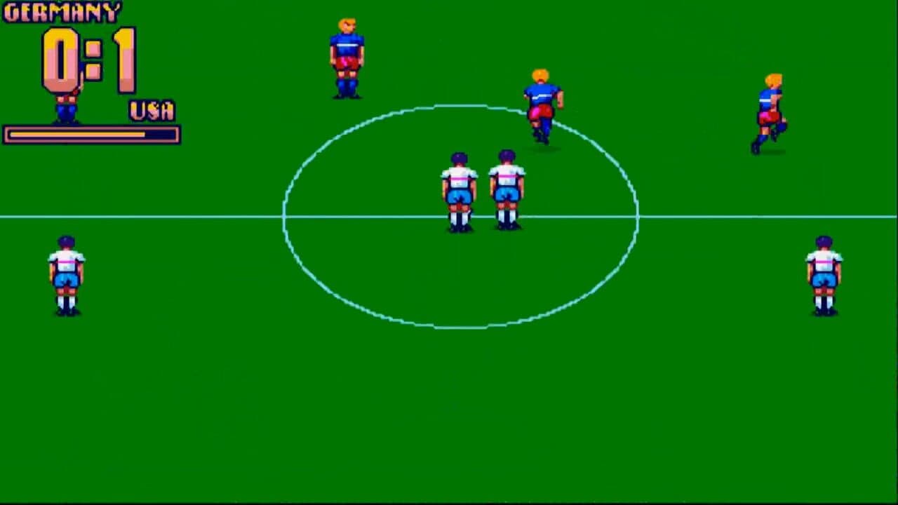 Rick Davis' World Trophy Soccer screenshot 1