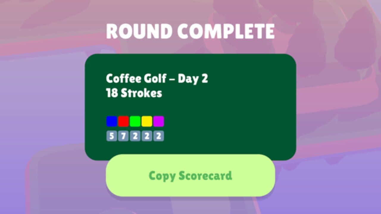 Coffee Golf screenshot 1