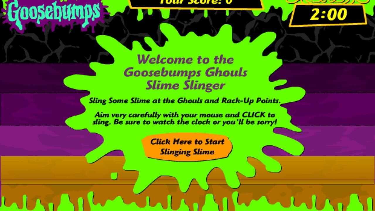Goosebumps Ghouls Slime Slinger screenshot 1
