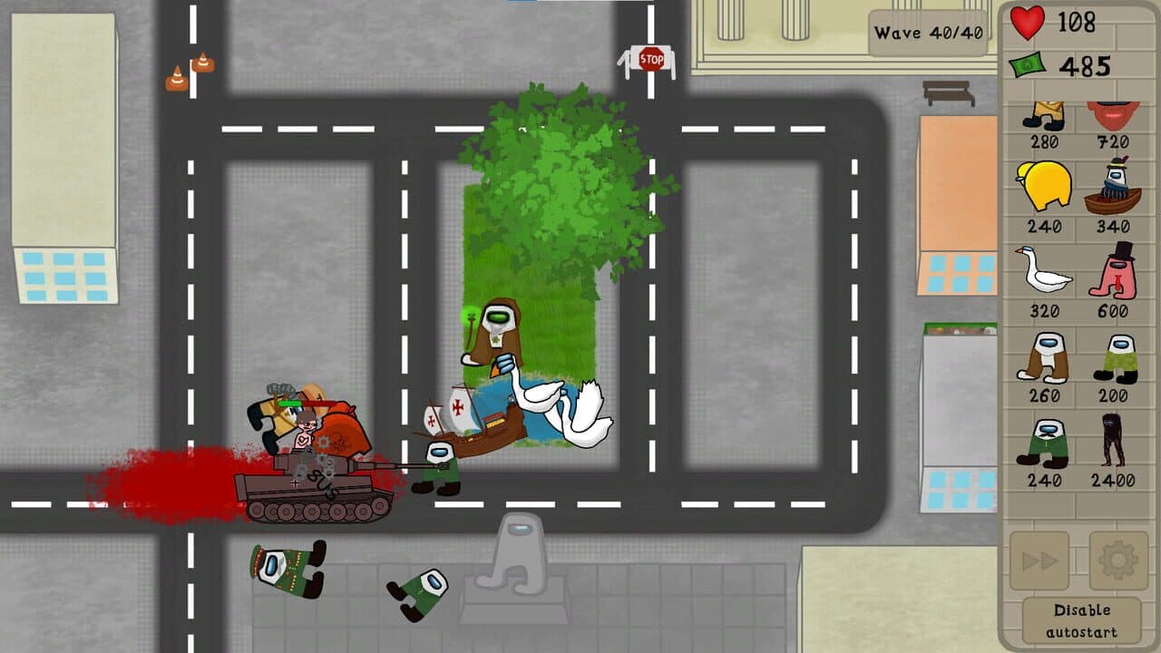 Amogus TD 2: Defense of the Sus screenshot 1