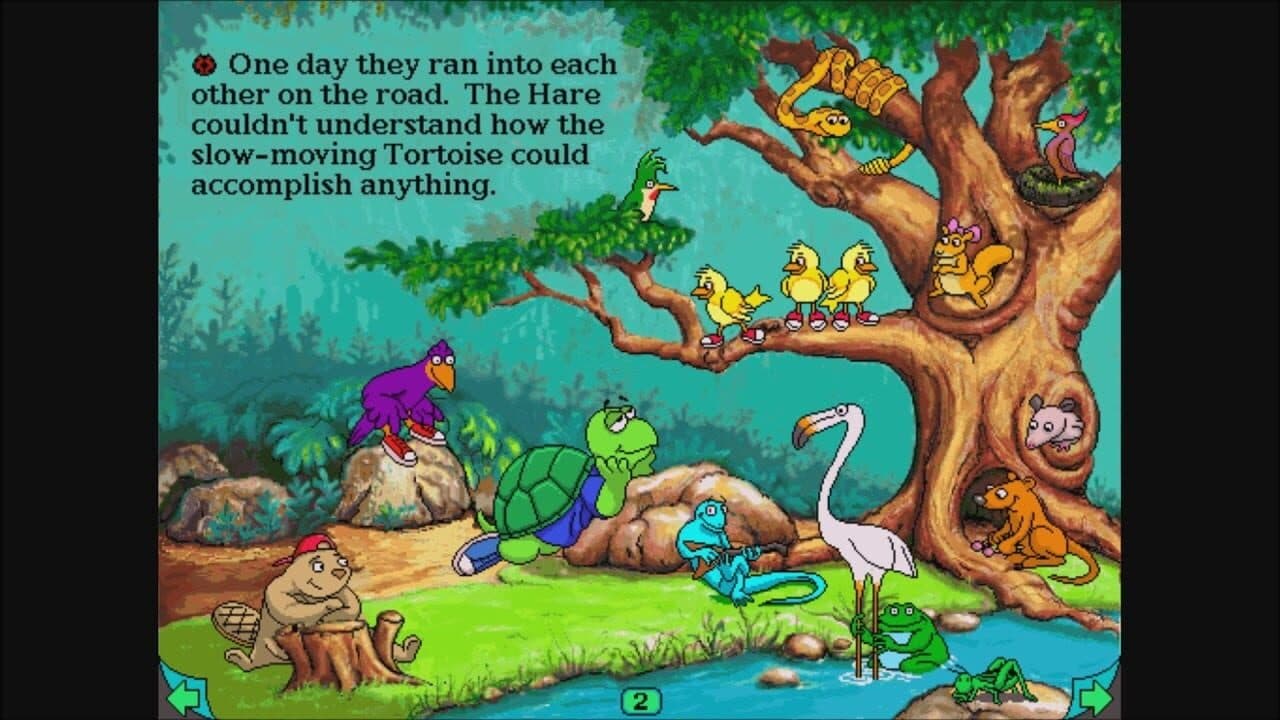 Living Books: Aesop's The Tortoise and the Hare screenshot 1