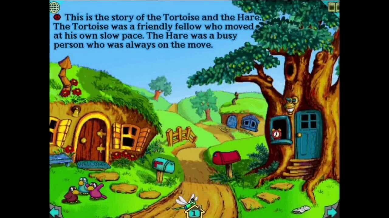 Living Books: Aesop's The Tortoise and the Hare thumbnail 2