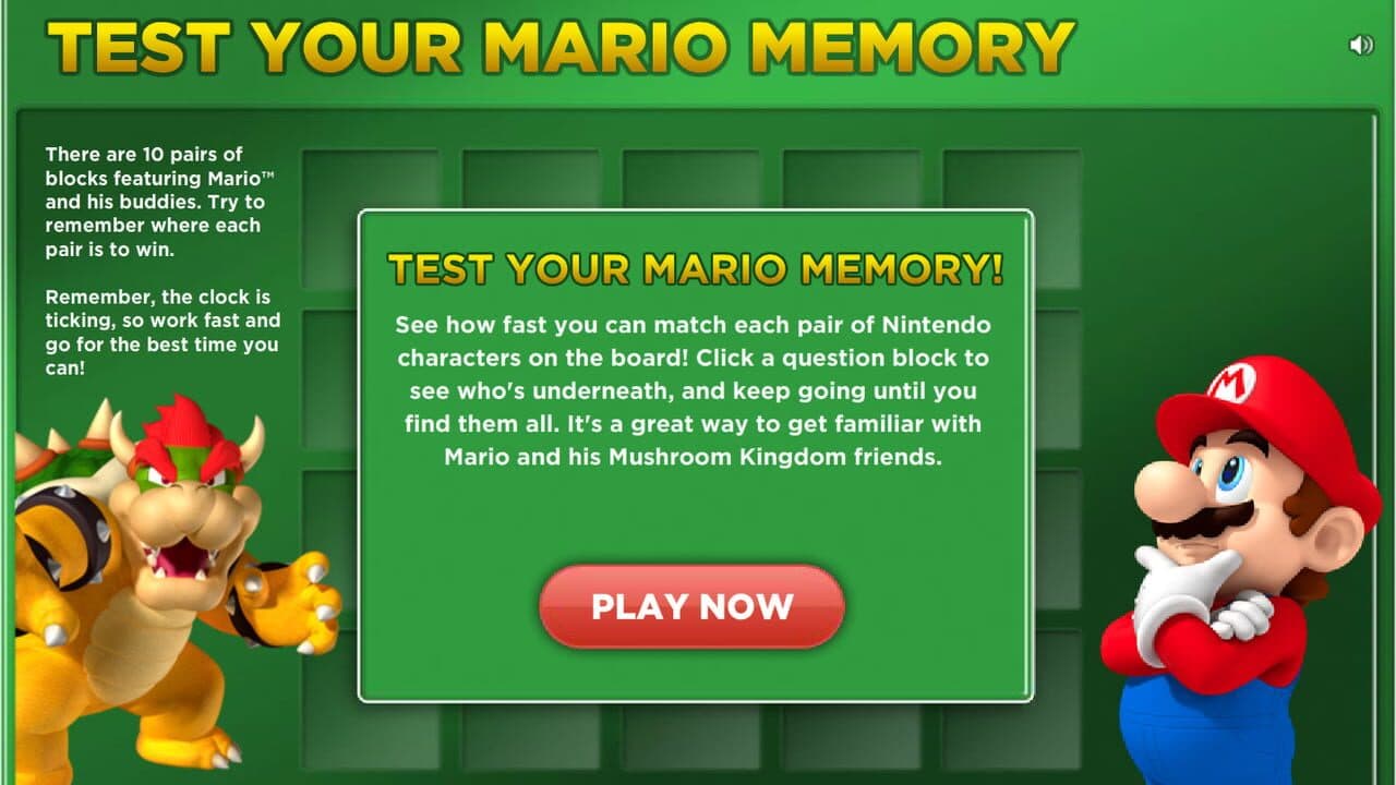 Test Your Mario Memory screenshot 1