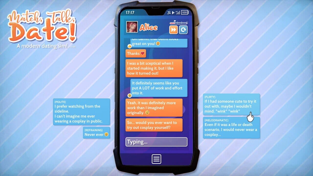 Match, Talk, Date!: A Modern Dating Sim! screenshot 1