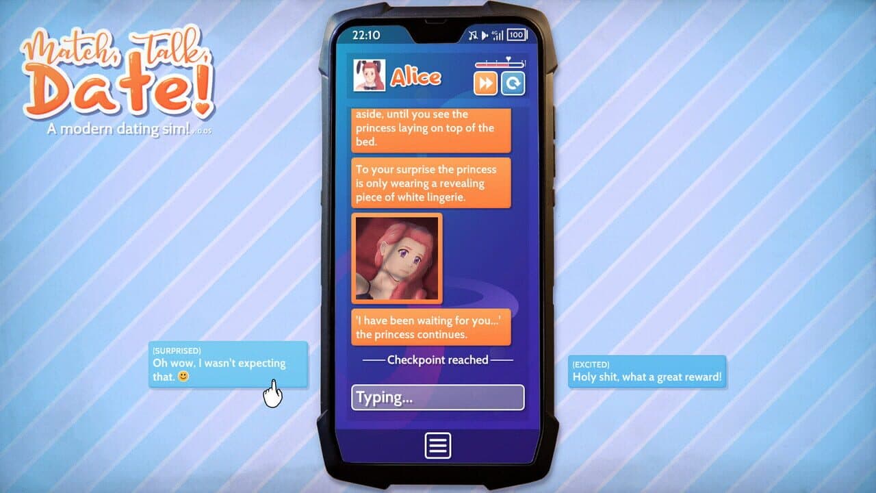 Match, Talk, Date!: A Modern Dating Sim! thumbnail 2