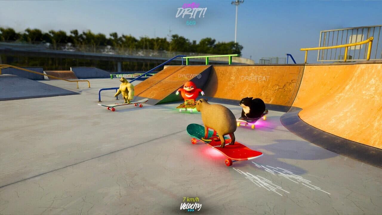Skateboard Drifting Simulator with Maxwell Cat: The Game thumbnail 4