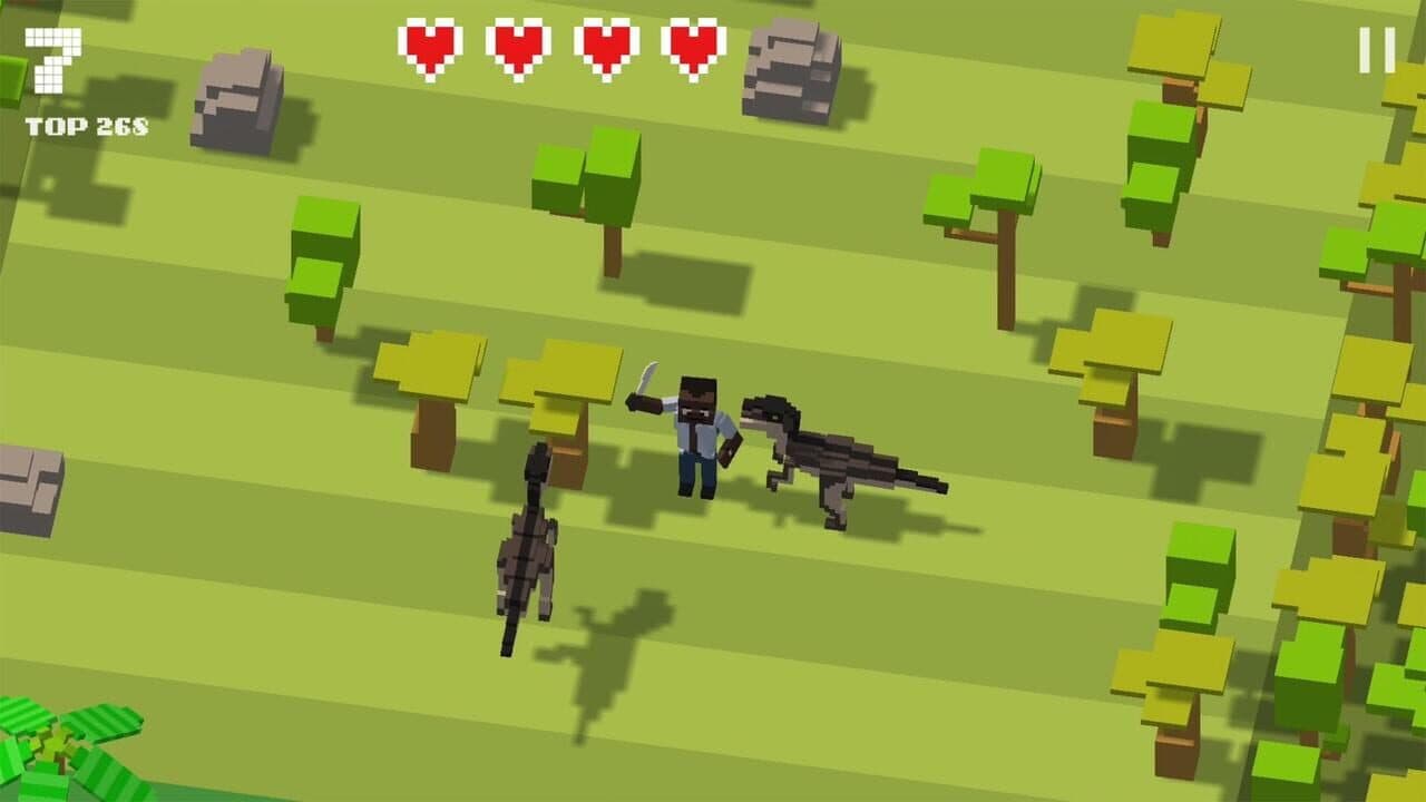 Jurassic Hopper: Crossy Dinos screenshot 1