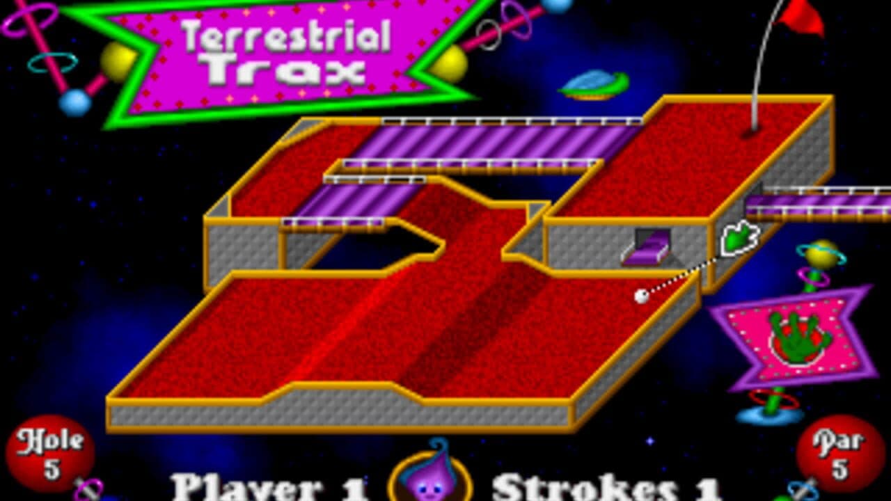 Fuzzy's World of Miniature Space Golf screenshot 1