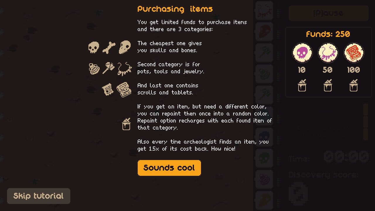 Archaeology screenshot 1