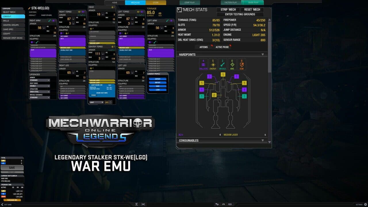 MechWarrior Online: War Emu Legendary Mech Pack thumbnail 2