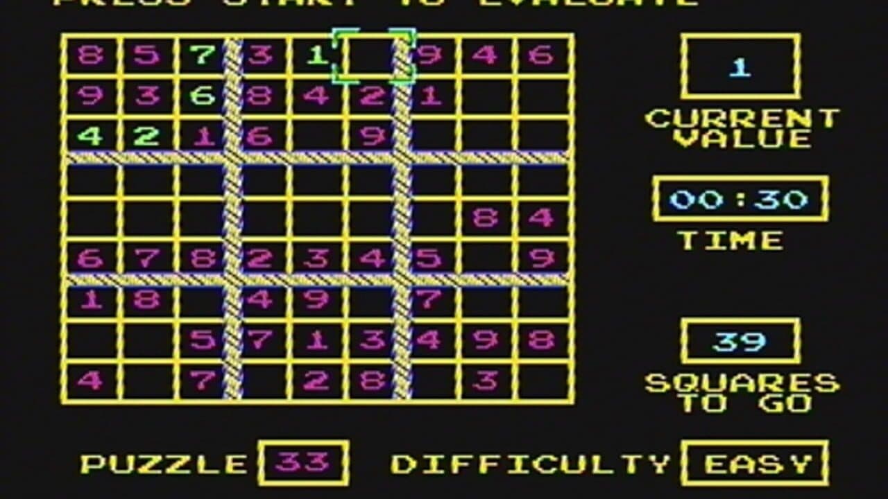 Sudoku screenshot 1