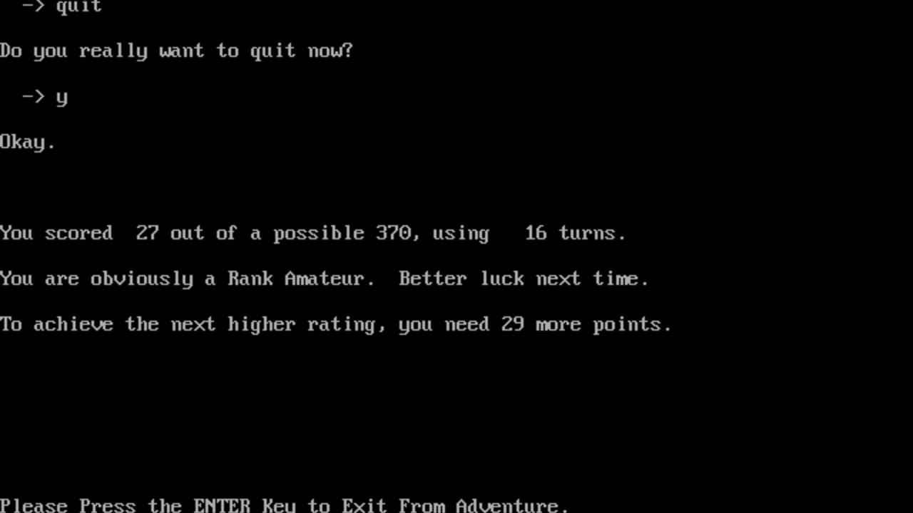 Colossal Cave Adventure screenshot 1