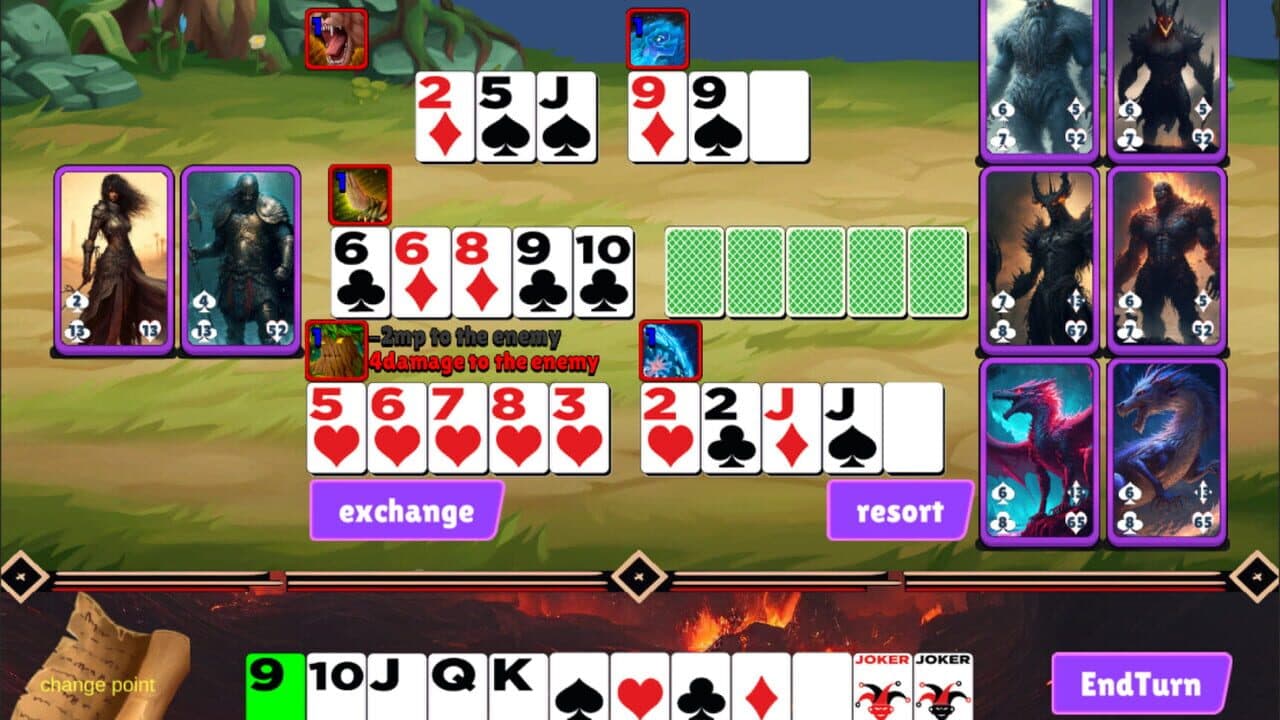13 Playing Cards of Demon screenshot 1