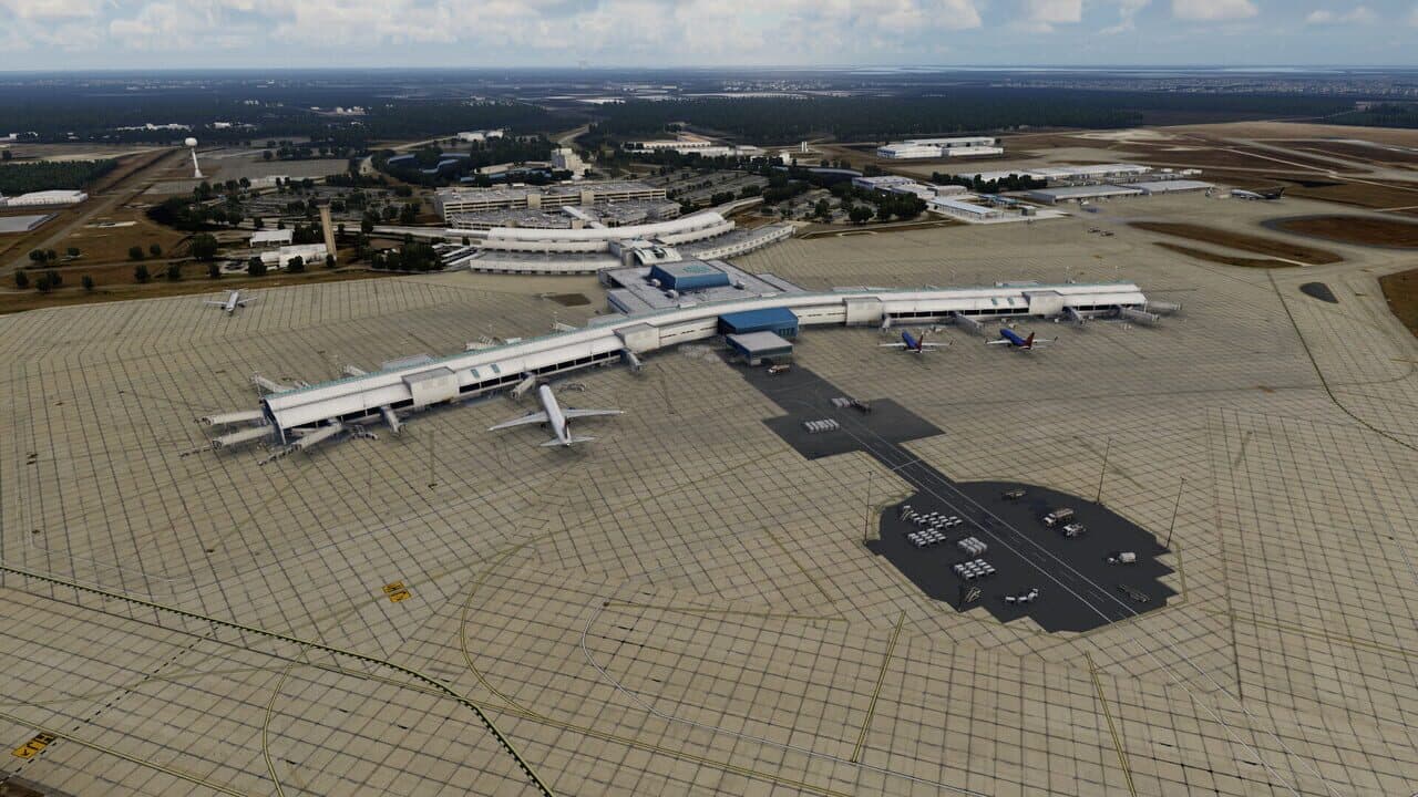 X-Plane 12: FSDesigns - Jacksonville International Airport screenshot 1