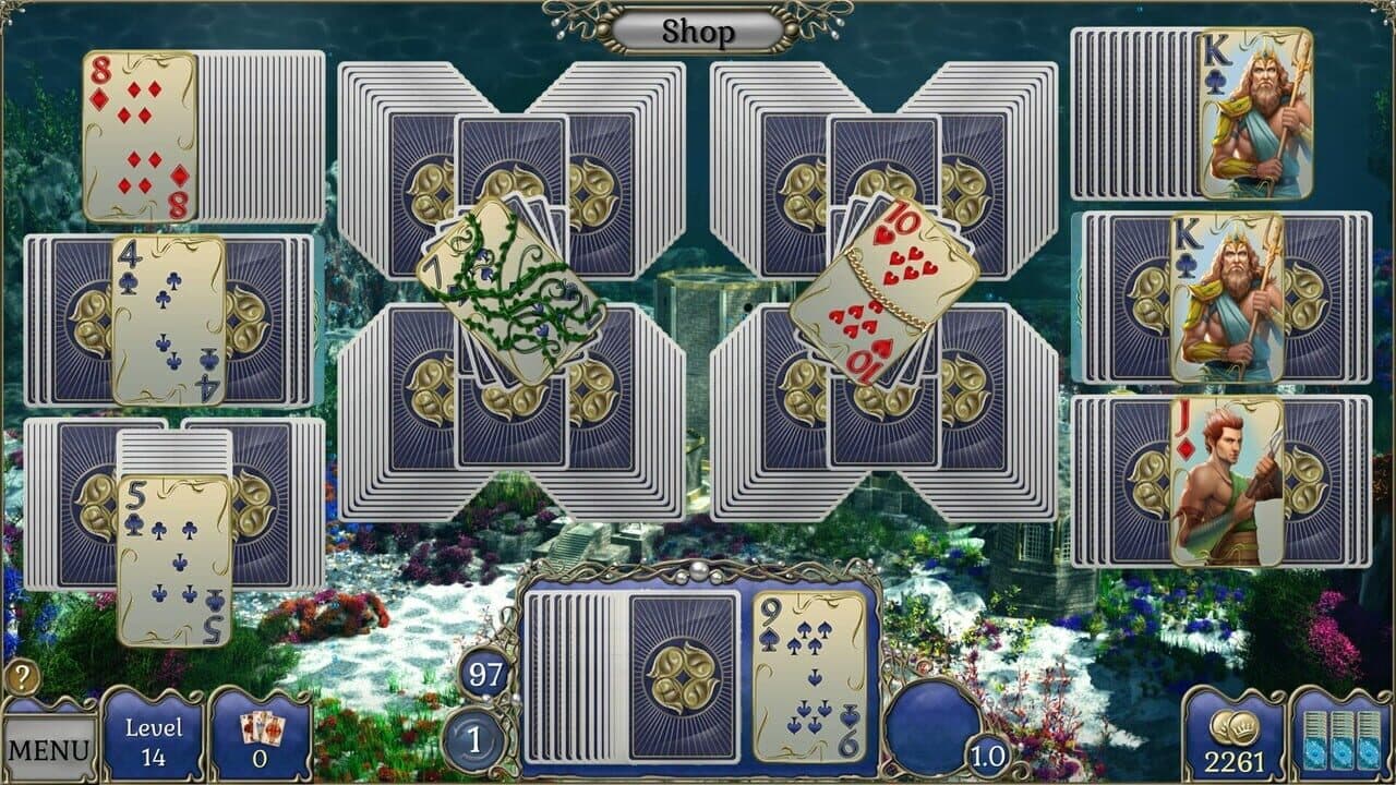 Jewel Match Atlantis Solitaire 4: Collector's Edition screenshot 1
