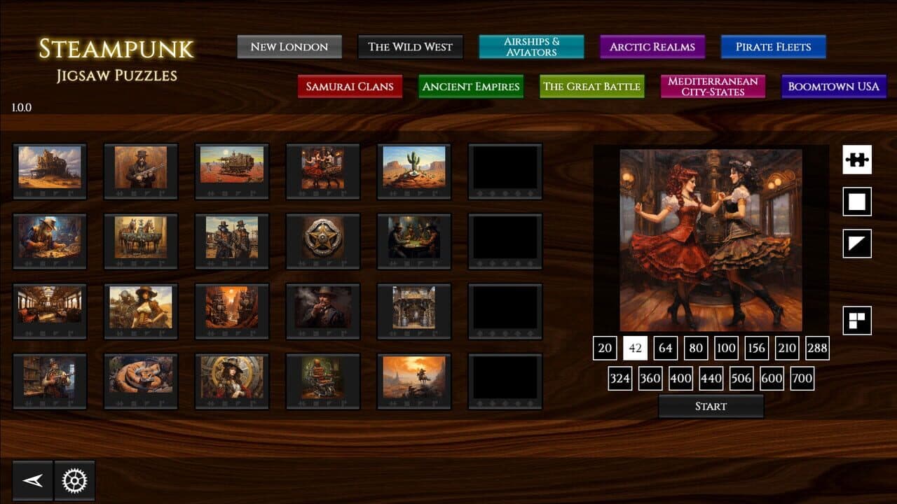 Steampunk Jigsaw Puzzles: The Wild West thumbnail 5