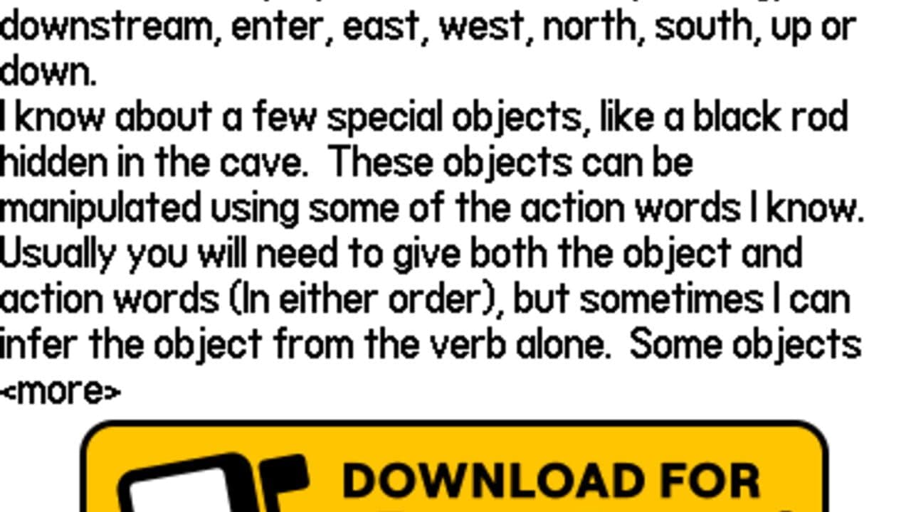 Colossal Cave Adventure screenshot 1