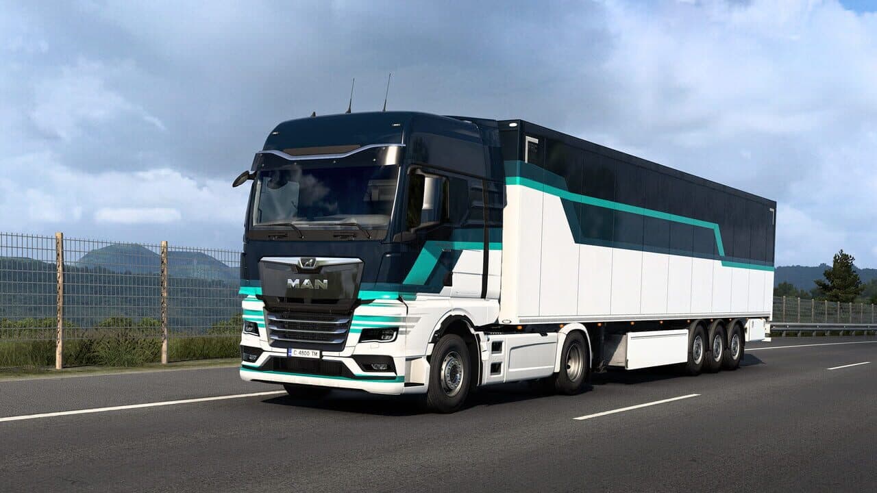 Euro Truck Simulator 2: Modern Lines Paint Jobs Pack screenshot 1