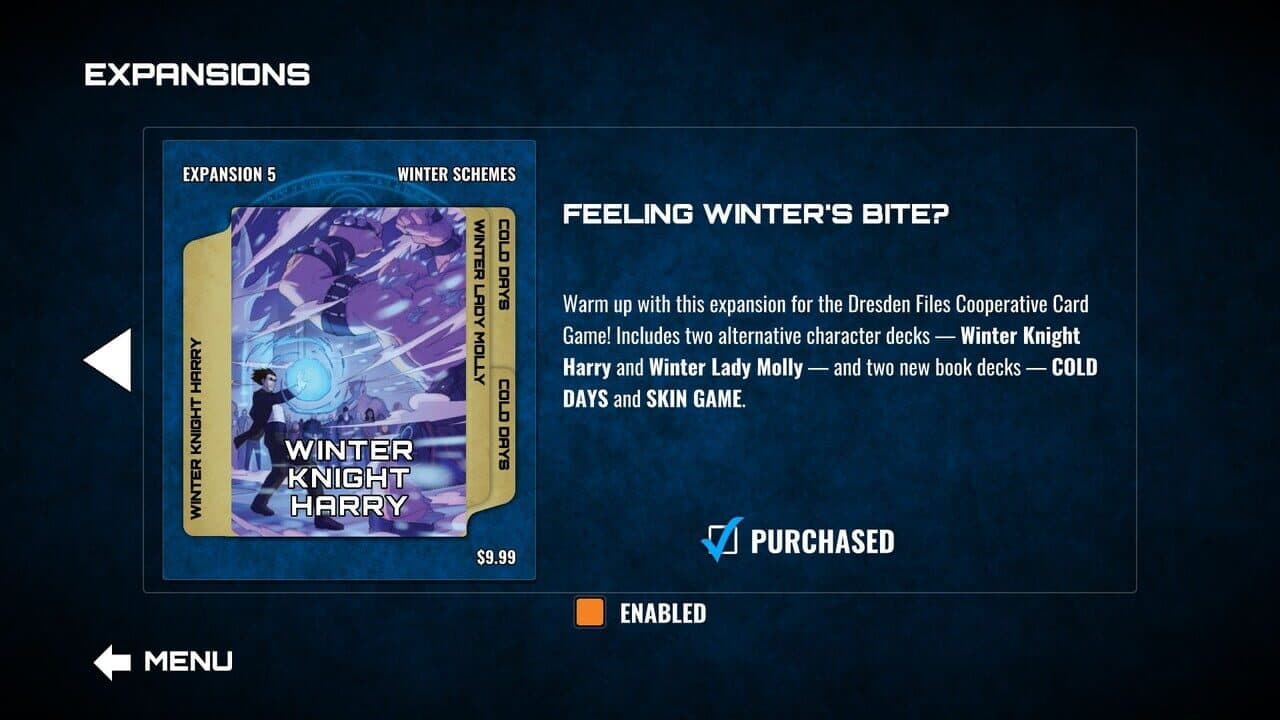Dresden Files Cooperative Card Game: Winter Schemes screenshot 1