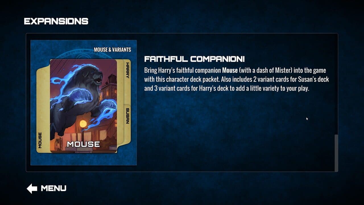 Dresden Files Cooperative Card Game: Mouse & Variants screenshot 1